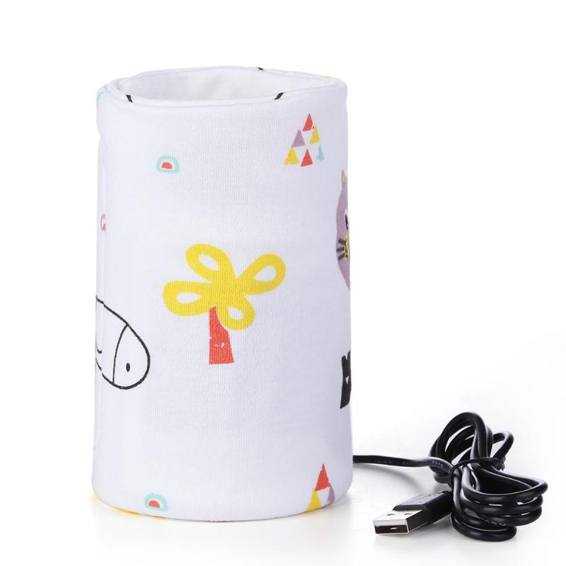 USB Baby Flasche Wärmer Tragbare Milch Reise Tasse Wärmer Heizung Kleinkind Fütterung Flasche Tasche Lagerung Bucht: 06