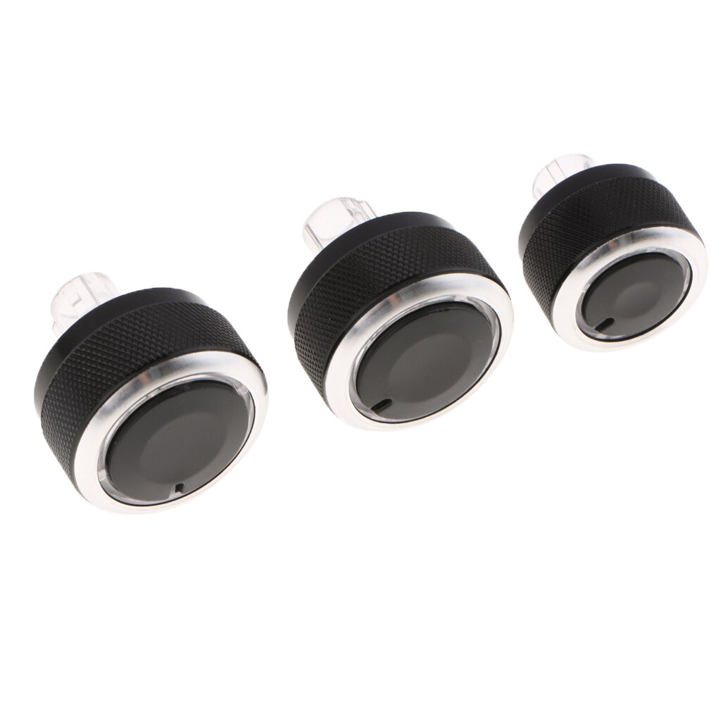 3PC Air Conditioning Heat Control Switch Knob AC Knob For VW Car Accessories