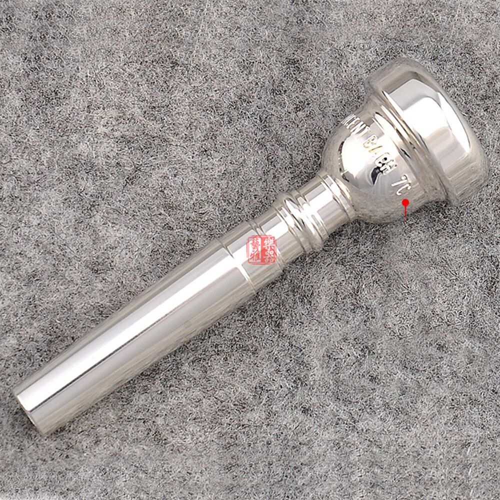 Professionelle Original Musik Schicker Club 351 Serie Standard Trompete Mundstück 1HC 3C 5C 7C Silber-überzogene