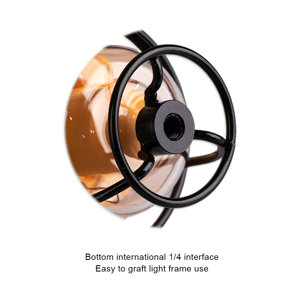 LED Outdoor Vintage Campinglamp Traploos dimmen Draagbare sfeerverlichting 30 uur Max. looptijd voor buitentuin Straatpad Gazon