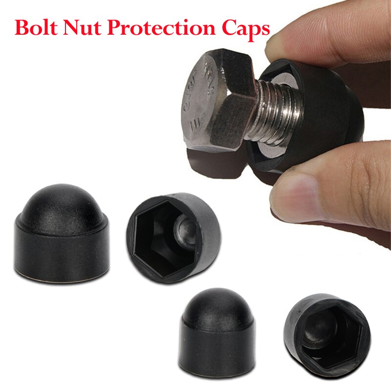 10PCS/Lot Car Accessories M8 M10 Plastic Metric Dome head Bolts Nuts Decorative Covers Screw Caps Protection Caps