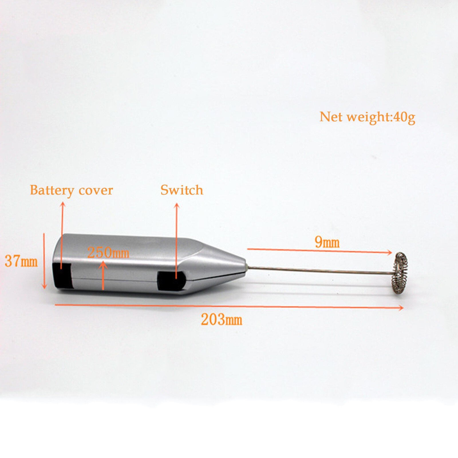 1pc Milk Drink Coffee Hand Whisk Mixer Handheld Electric Coffee Mini Whisk Mixer Stick Kitchen Gadget Cooking Tool For Kitchen