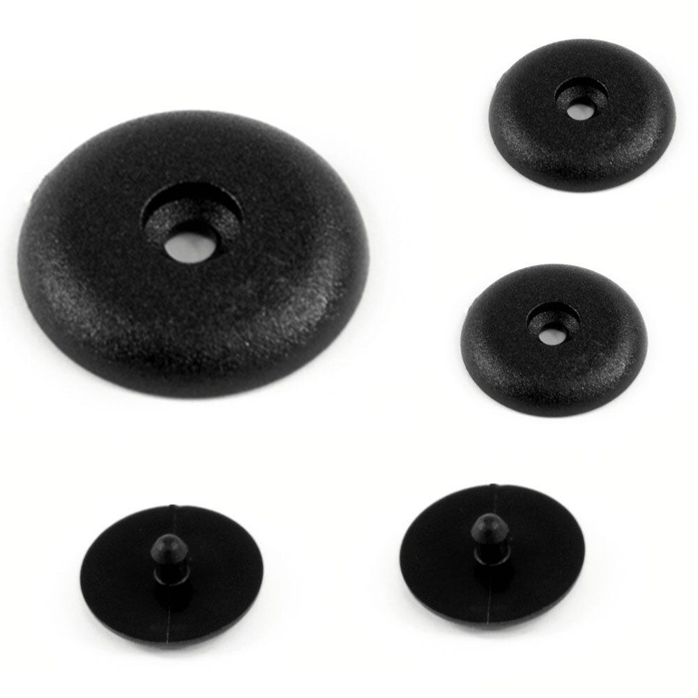 Juego de botones tipo Clip con hebilla, soportes universales para coche, tope, Perno de broche, hebilla de cinturón de seguridad, retenedor, 6x15mm, 4 par/set