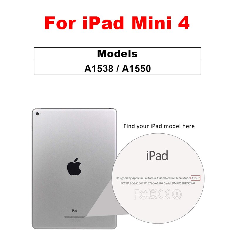 Schermo 9H per IPad 2017 2018 Air 1 2 mini 1 2 3 4 Protector per iPad Pro 11 10.5 9.7 vetro temperato protettivo antigraffio: For iPad mini 4