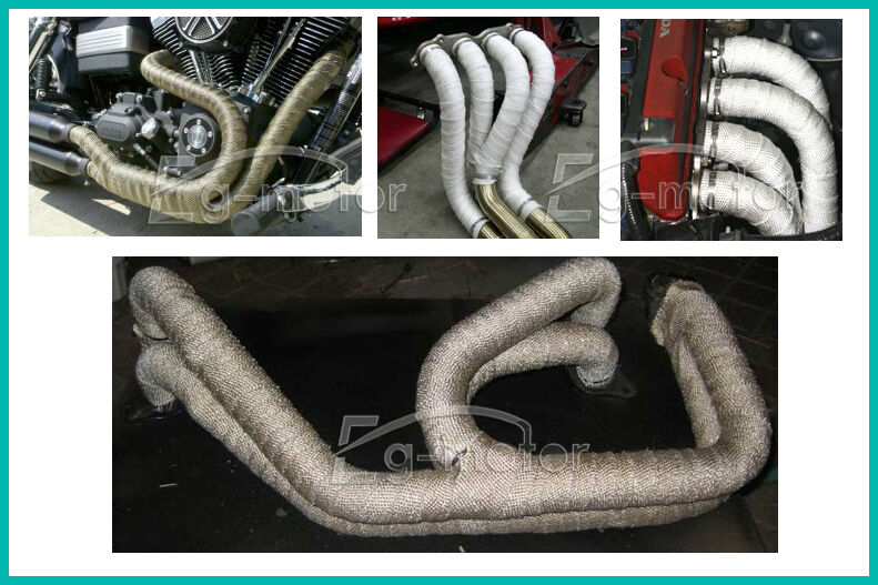 5m hög värme avgas isolering header rör tejp wrap ... – Vicedeal