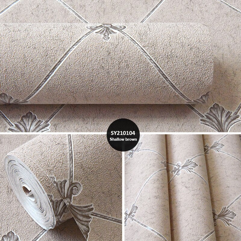 Papel tapiz 3D de imitación de mármol para pared, tapiz grueso de de imitación de cuero, entramado de diamantes para dormitorio, U169: SY210104