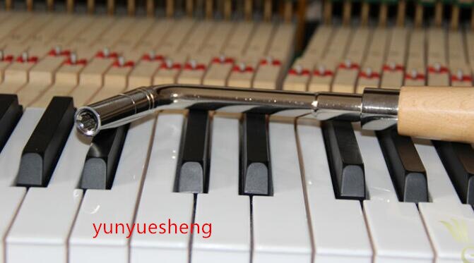 1 PCS piano tuning tuning wrench Piano tuning wrench (straight rod with wooden handle)