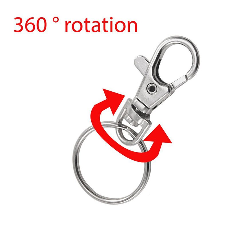 20 small removable screw caps for key rings - carabiner key chain - cosmetics & jewelery