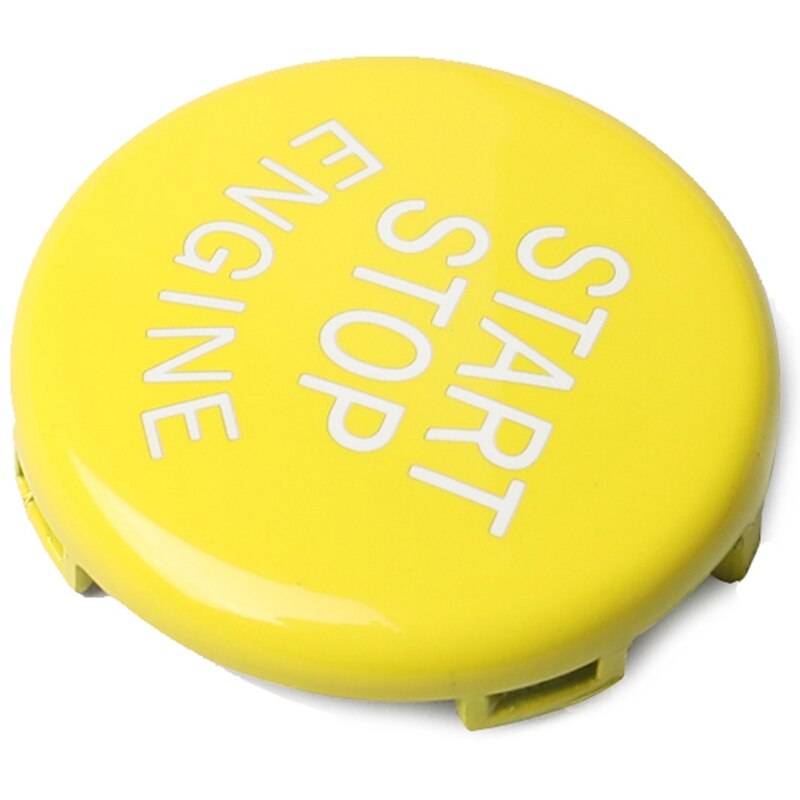 Yellow Engine Start Stop Button Cover for BMW E-Chassis E46 E60 E90 E92 E87 E82 E64 E70 E71 E53 E89 E39