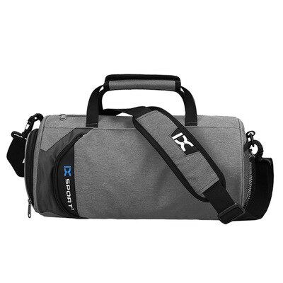 Scione rejse sports taske multifunktionelle rejsetasker til mænd og kvinder sammenfoldelig taske store kapacitet duffel foldetasker: Mørkegrå