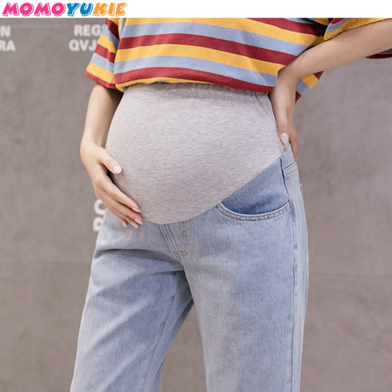 Boyfriend jeans zwangerschap wijde broek voor zwangere vrouwen broek casual losse jeans zwangerschapsbroek zwangerschapskleding