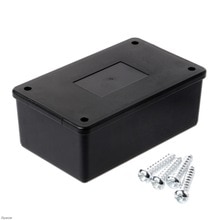 Vattentät abs plast elektronisk kapsling projekt box fodral svart 105 x 64 x 40mm damom