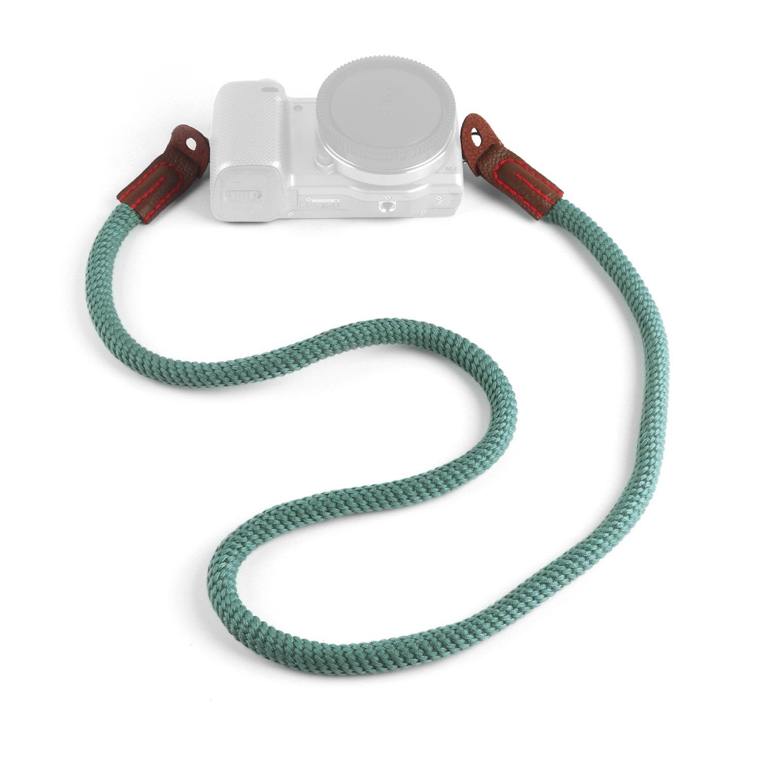 Zwart/Groen/kaki Katoen Camera Neck Shoulder Strap Lanyard Compatibel met Mirrorless Camera Fotografie Accessoires