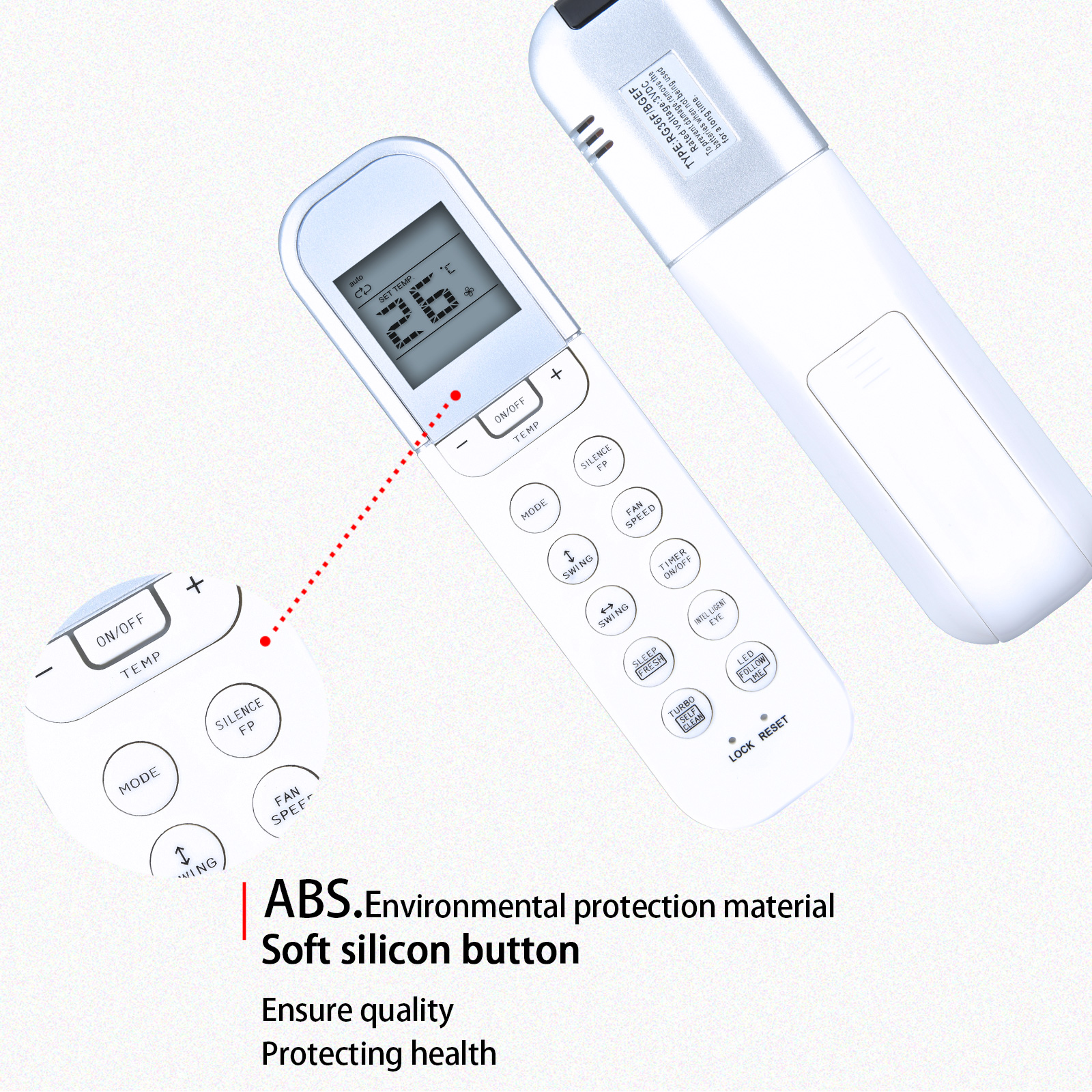 AC Remote Air Conditioner Remote Flexible Buttons Comfortable RG36F BGEF for RG36B BGE for RG36F2 BGEF for RG36F4 BGEF