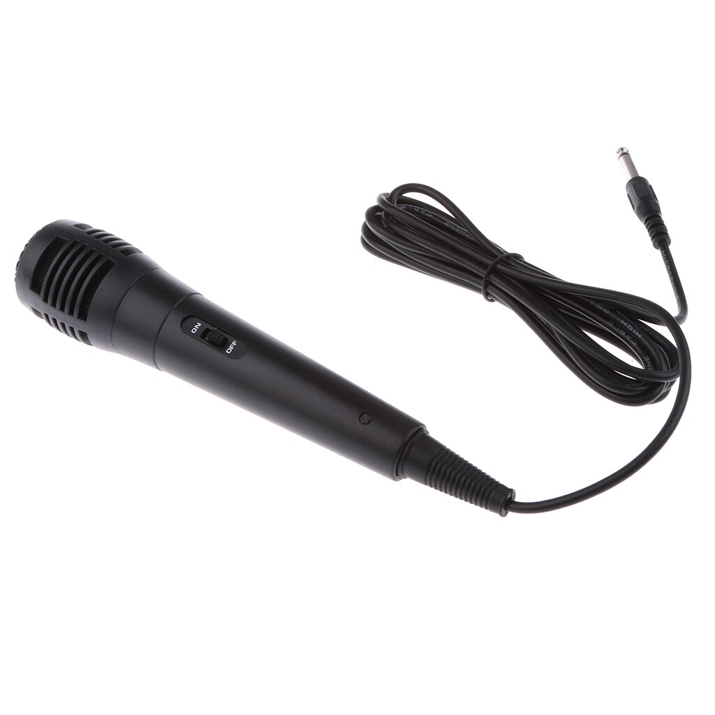 Wired 6.35mm Vocal Dynamic Microphone Instrument Mic for Karaoke Voice Recording