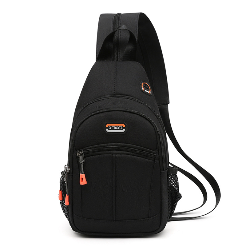 torba na klatkę piersiową dla kobiet mini plecak modna torba damska na wolnym powietrzu sportowe torby podróżne crossbody mały plecak: czarny