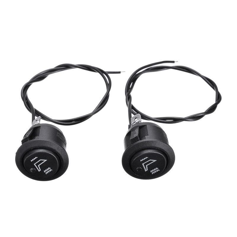 2pcs Universal 3 Pins Round Car Heated Seat Heater Rocker Switch High Low Control Electric Heating Pad Switches For Cars Boats