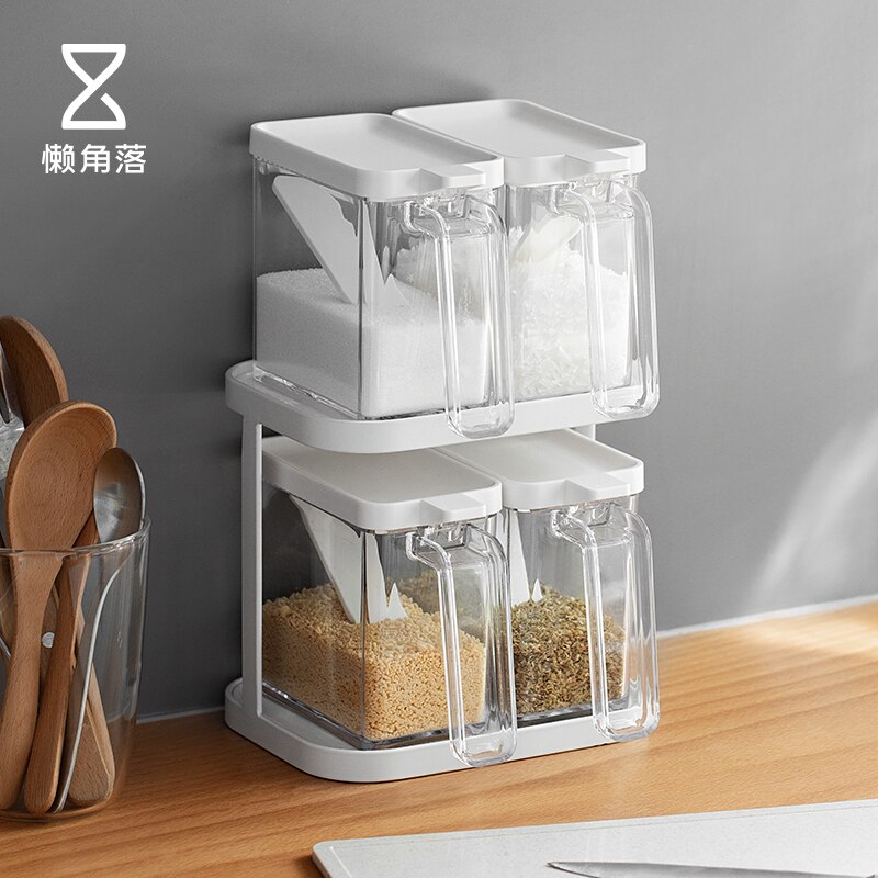 seasoning storage can with handle plastic condimen... – Grandado