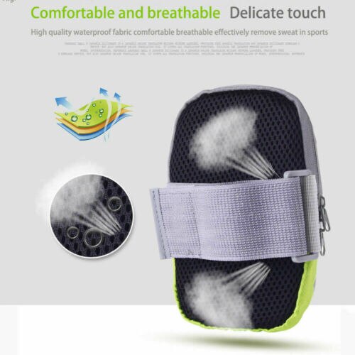 Esporte Armband Correndo Jogging Gym Arm Band Bolsa Caso Saco Titular Para Telefone Celular Coin Bolsas Saco Do Telefone Móvel