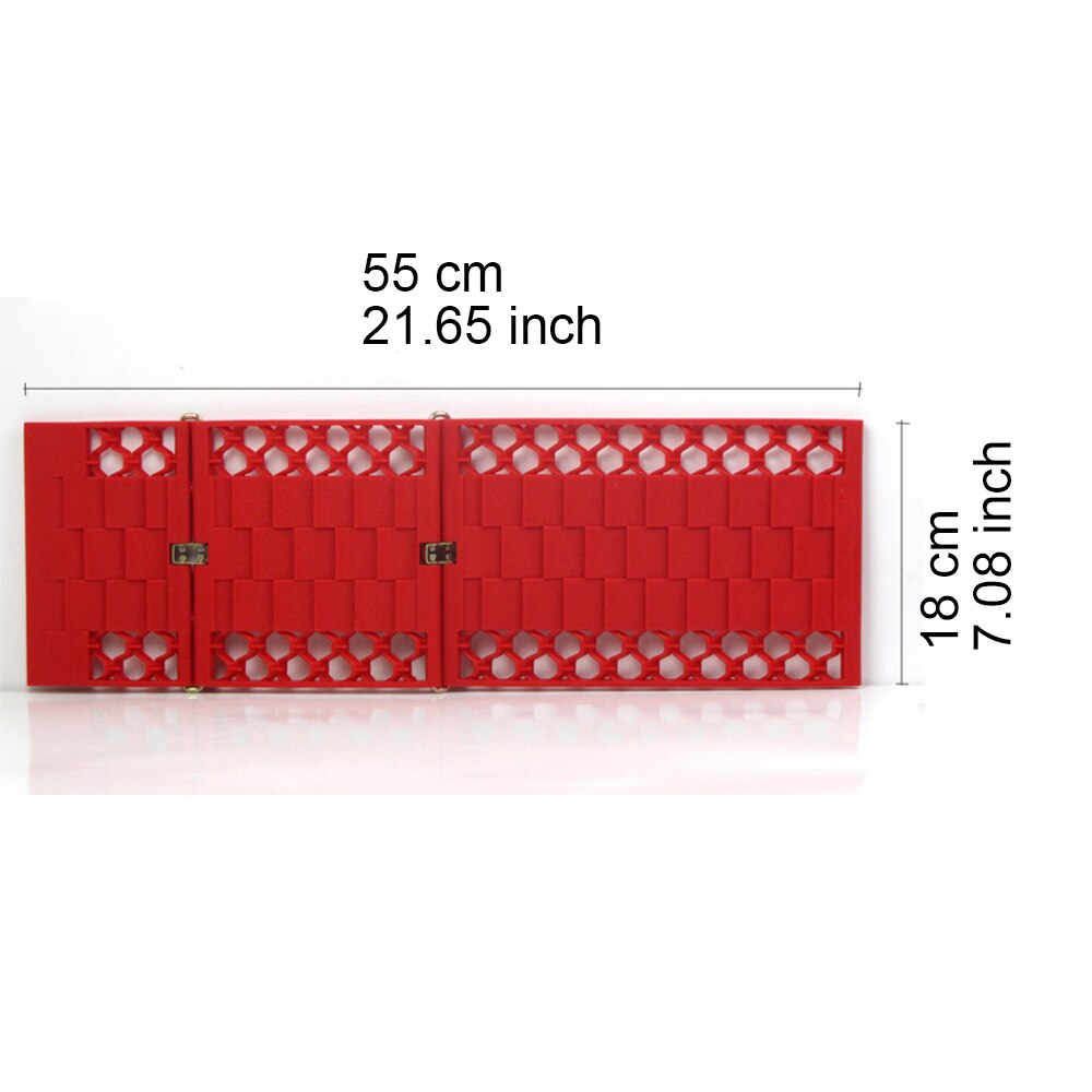 2pcs Universal Car wheel Anti-skid plate Non-Slip Mats Winter Roads Instant Traction Tire Grip Set Snow Mud Folding Auto Excaper