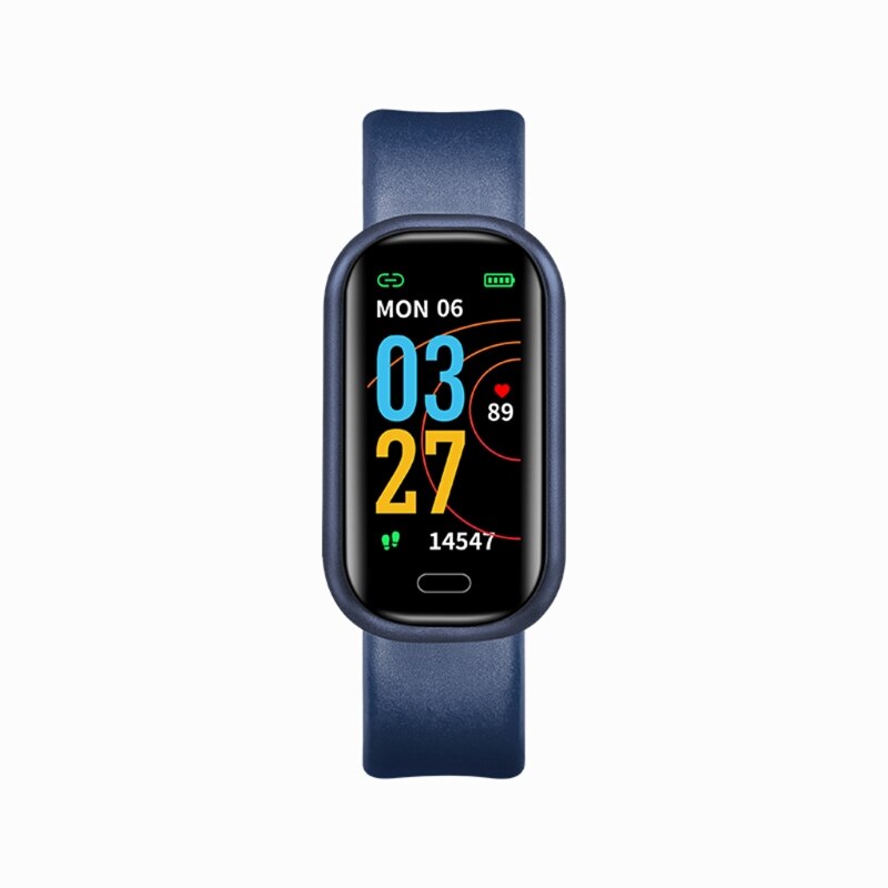 Die  y16- neuesten smarten sportuhren mit wettervorhersage, schlafüberwachung, temperaturüberwachung, fitness-tracker, blutdruckmessung und touchscreen.