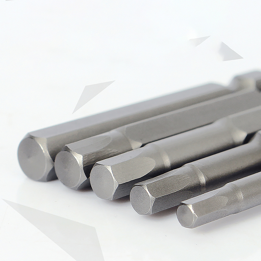 Magnetiska insexskruvmejselbits för brittiska mått, insexnyckelborrar 50mm 1/16 5/64 3/32 7/64 1/8 9/64 5/32 3/16 7/32 1/4 5/16 3/8