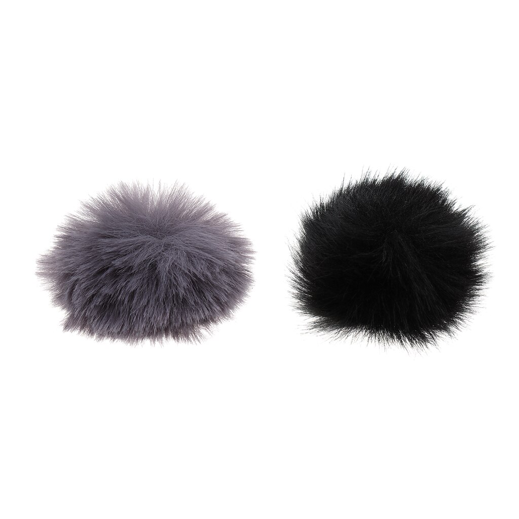 Fur Microphone Windscreen Windshield Muff Reduce Wind Noise Mic Cover
