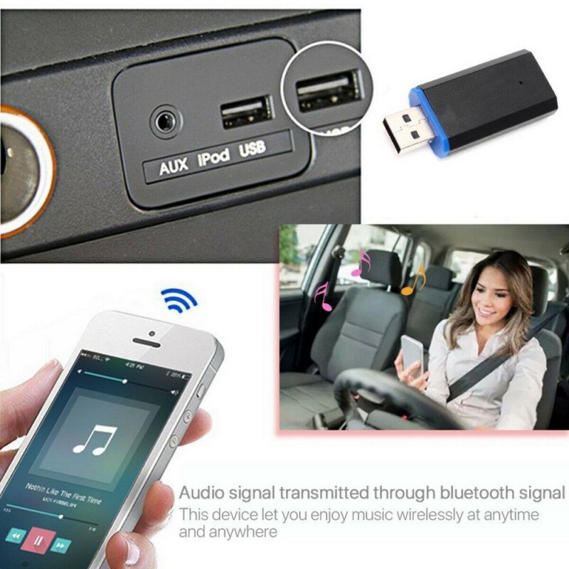 Usb-bluetooth- 5.0- empfänger , 3.5mm- port-funkadapter für tv, pc, kopfhörer und lautsprecher