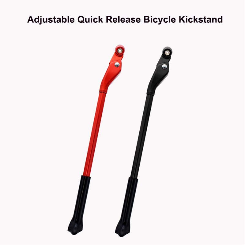 Adjustable Quick Release Aluminum Alloy Bicycle Kickstand for 26/27.5/29 Inches /700C Anti-slip Bike Stand Bike Kickstand