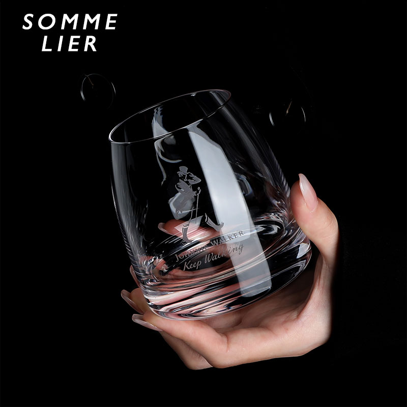 Chamvin Private Collection Johnnie Walker Glass Whiskey Glass Single Malt Crystal Wine Tumbler Vodka Cognac Brandy Snifter Cup