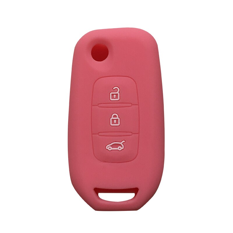 Porte-clés coquille de rechange pour Renault Arkana | Pour Renault Sandero Europe XP Megan Gel de silice, porte-clés de voiture: pink