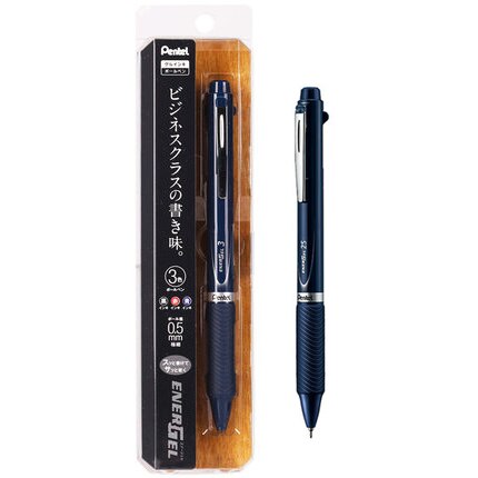 PENTEL Trinity-lápiz automático multifuncional, bolígrafo neutro de 0,5mm, XBLW355A, papelería multifuncional, 1 ud.: 1pcs blue