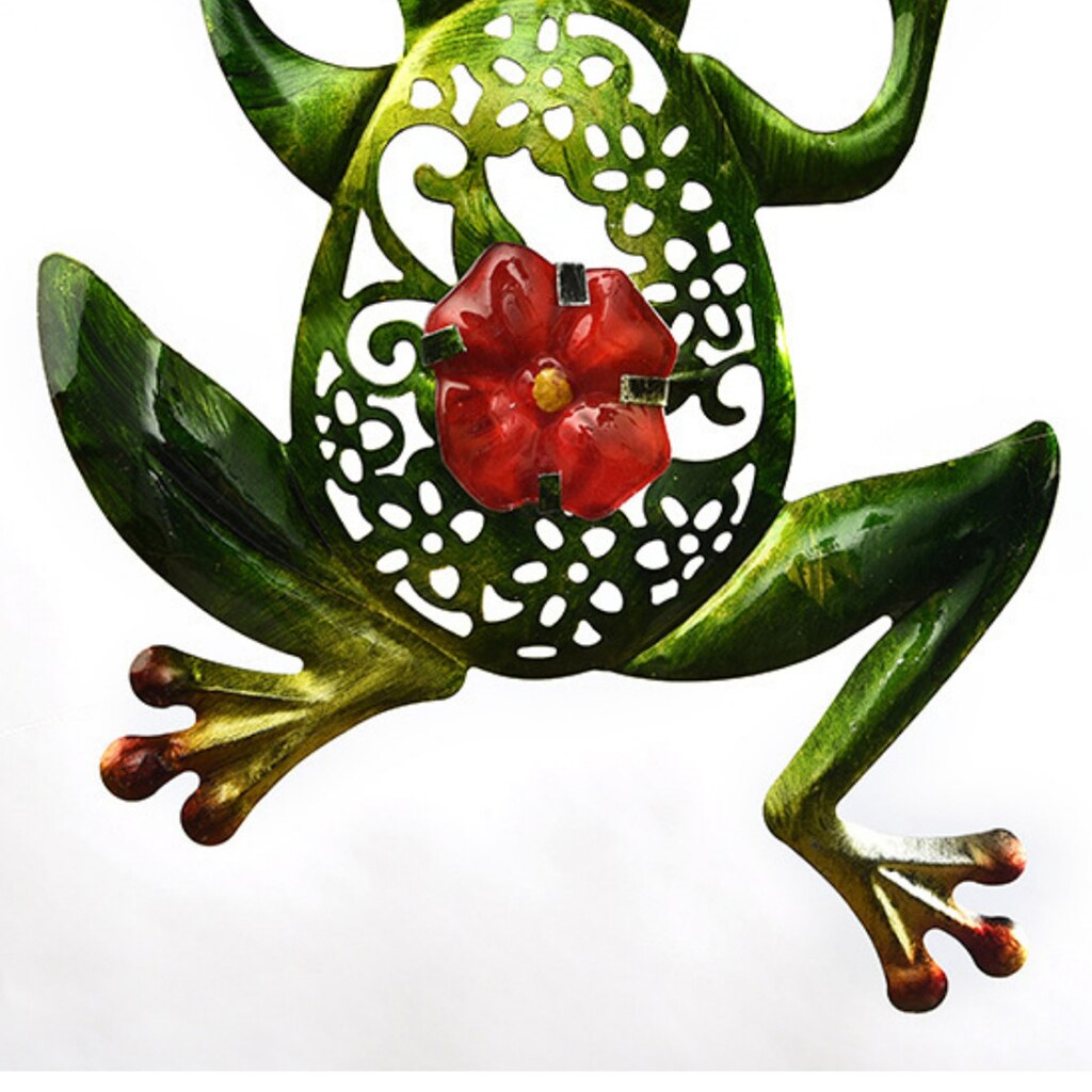 Frog Wall Hanging 3D Tree Sculpture Yard Indoor Home Bedroom Decoration Wall Sculpture Fence Frogs