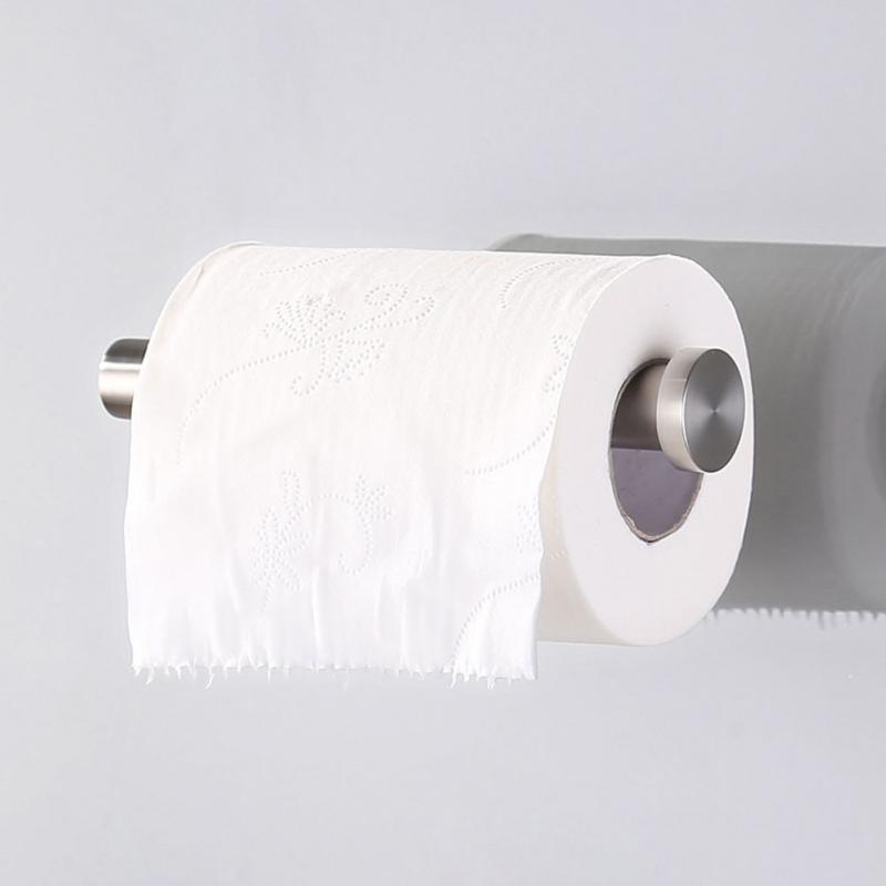 Seinälle kiinnitettävä wc-paperiteline ruostumaton teräs kylpyhuone keittiöpaperi tarvikkeet pehmopaperipyyhetarvikkeet telinetelineet
