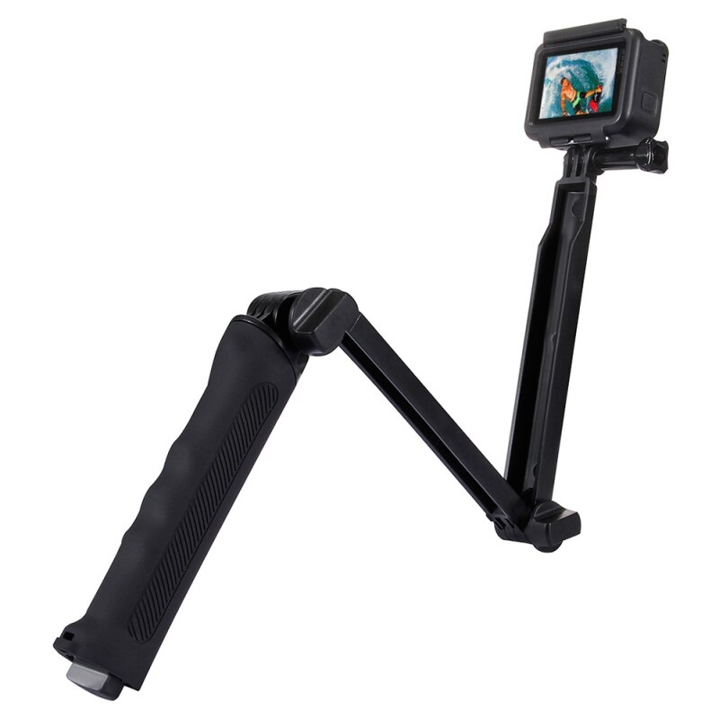Udvideligt multifunktionelt foldbart håndholdt kameraholder holder monopod mini aftageligt stativ til gopro kameraer videokameraer