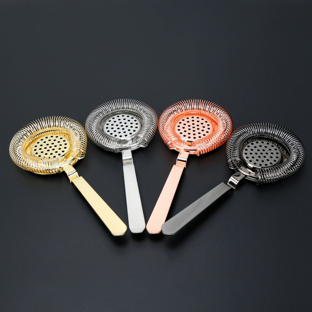 Useful Stainless Steel Cocktail Shaker Bar Ice Strainer Wire Mixed Drink Bartender Tool Bar Accessories