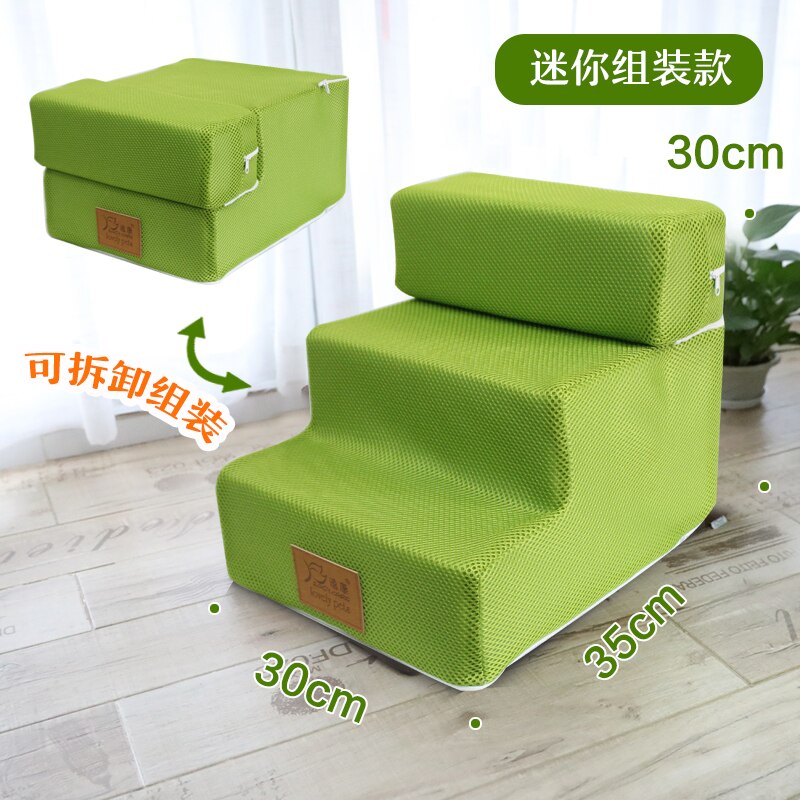 Pet Stair Dog Climbing Small Stairs Kitten Dog Stepping Pet Stairs Stepping Bed Four-layer Climbing Dog Ladder Go To Bed Ladder: 8