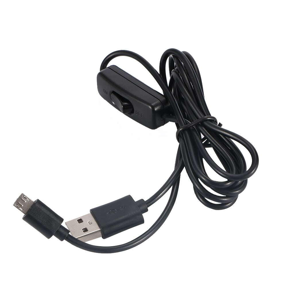 Brand Universele 1.5 m USB naar Micro USB Power Kabel voor Een Apparaten Met ON/OFF schakelaar