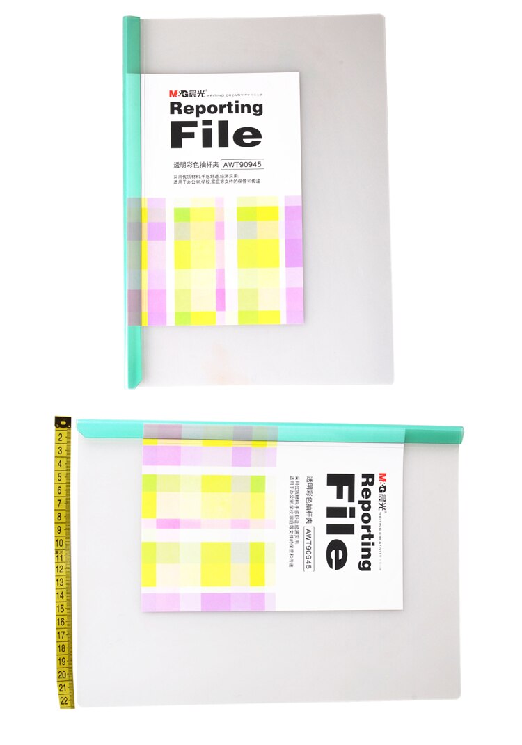 M&amp;G A4 binder a4 10pcs/lot office file Folder A4 insert folder A4 Filing clip lever rod pumping Binder Report Folder