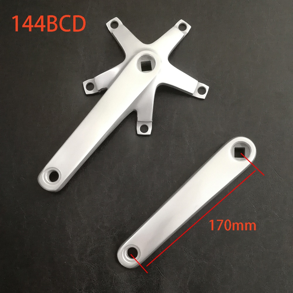 Track bike crankset 52t bcd 144 aluminium single speed fixie bike road bike sprocket fast gear bike chainwheel cranks