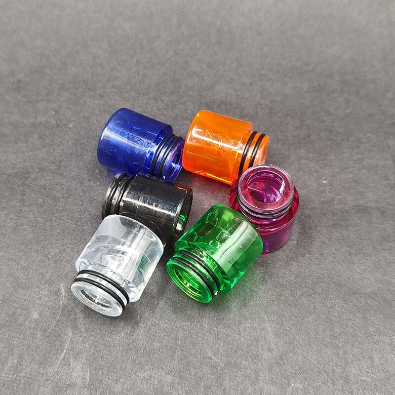 6 farve plast varmebestandig mundstykke spiral transparent 810 drypspids