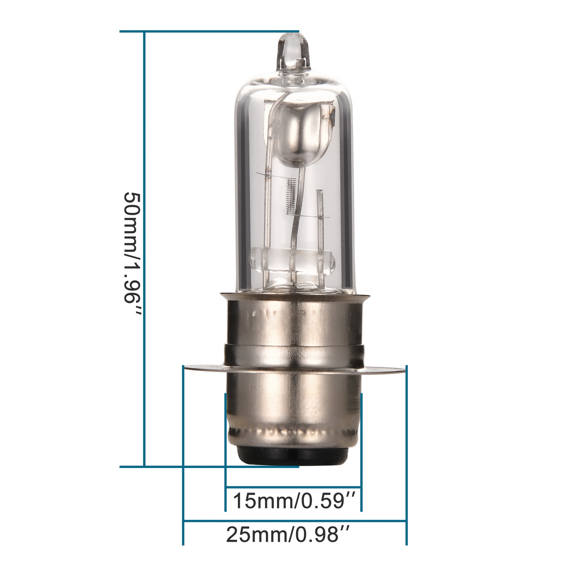 Motorfiets Koplamp Lamp P15D 12V 35W Halogeenlamp voor Motorfiets Koplamp Aanpasbare Grootte En Model Specifieke