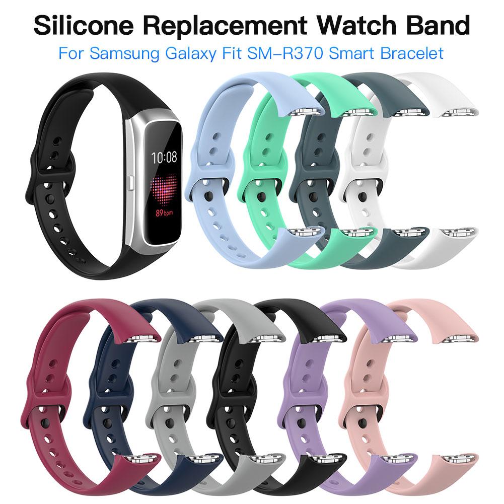 Para samsung galaxy fit SM-R370 pulseira de silicone pulseira inteligente pulseira esporte pulseira de borracha substituição