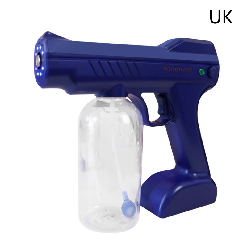 Handheld Nano Sanitizer Sprayer Home Disinfection Atomizer Blue Ray Cordless: PL-UK