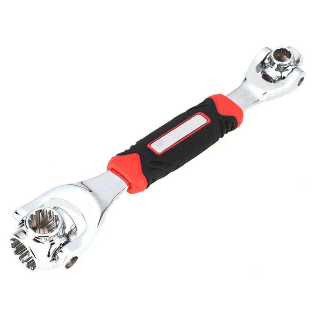 1PC multifonctionnel 360 degrés clé à douille rotative à cliquet ménage mobile ouvert multi-tête hexagonale clé à douille outil: Default Title