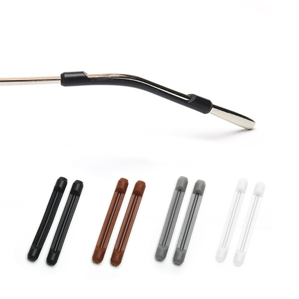 Universele bril antislip hoes zonnebril vierkante siliconen grip bril sport tempel tip vervangende accessoires