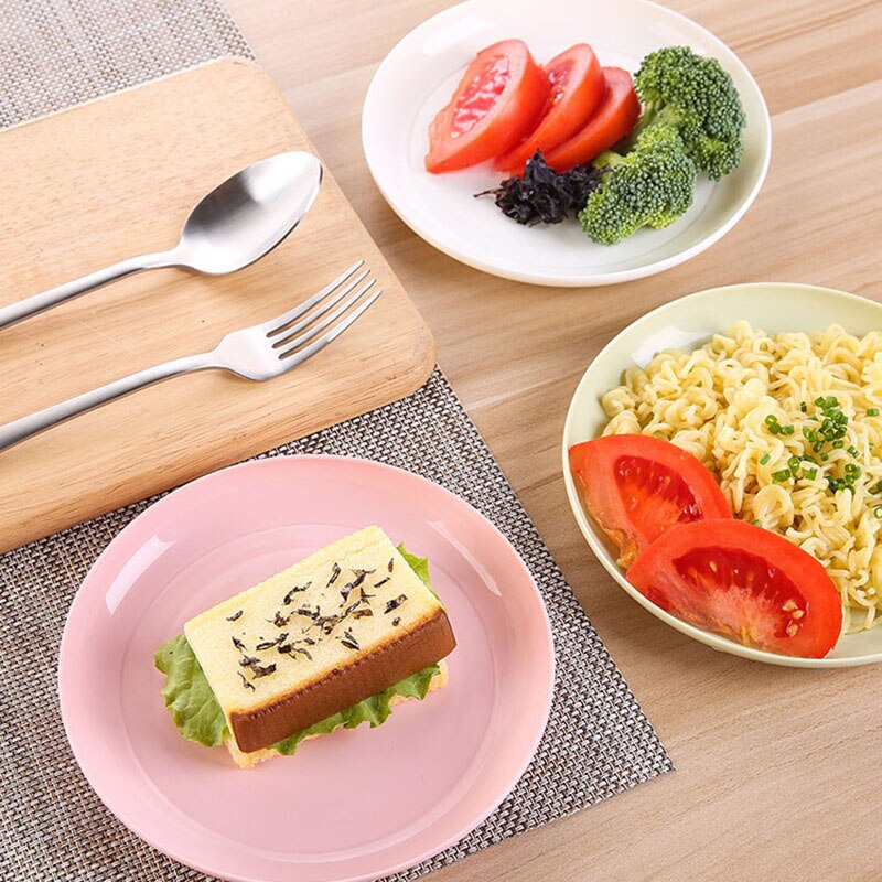 8 stk dessert forret tallerkener runde salat tallerkener til frugt ost dessert frokost middagsstel