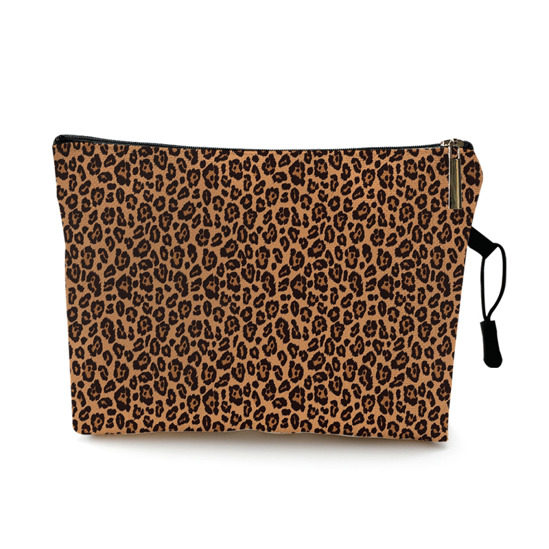 Kosmetyczka Case kobiety kosmetyczka moda wzór w cętki Zebra paski nastolatek dziewczyny panie kosmetyki makijaż woreczki organizator: MULTI