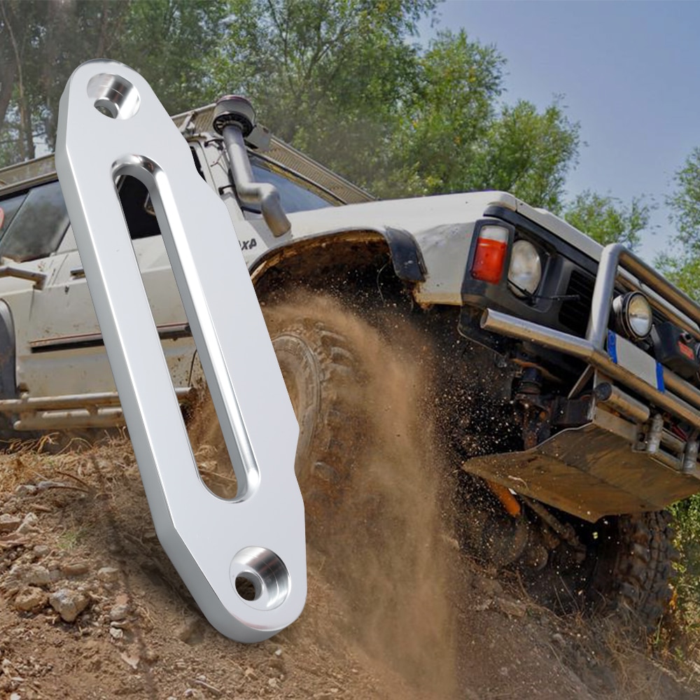 Zeepin 13000lbs Winch Rope Guide Hawse Aluminum Fairlead for Offroad