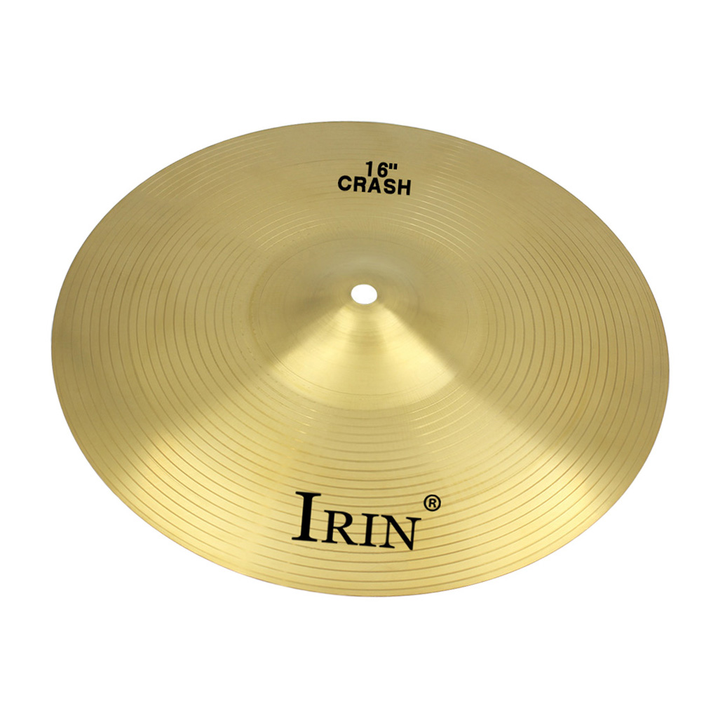 16 Inch Crash Cymbal For Drum Set Percussion Instruments Players Beginners